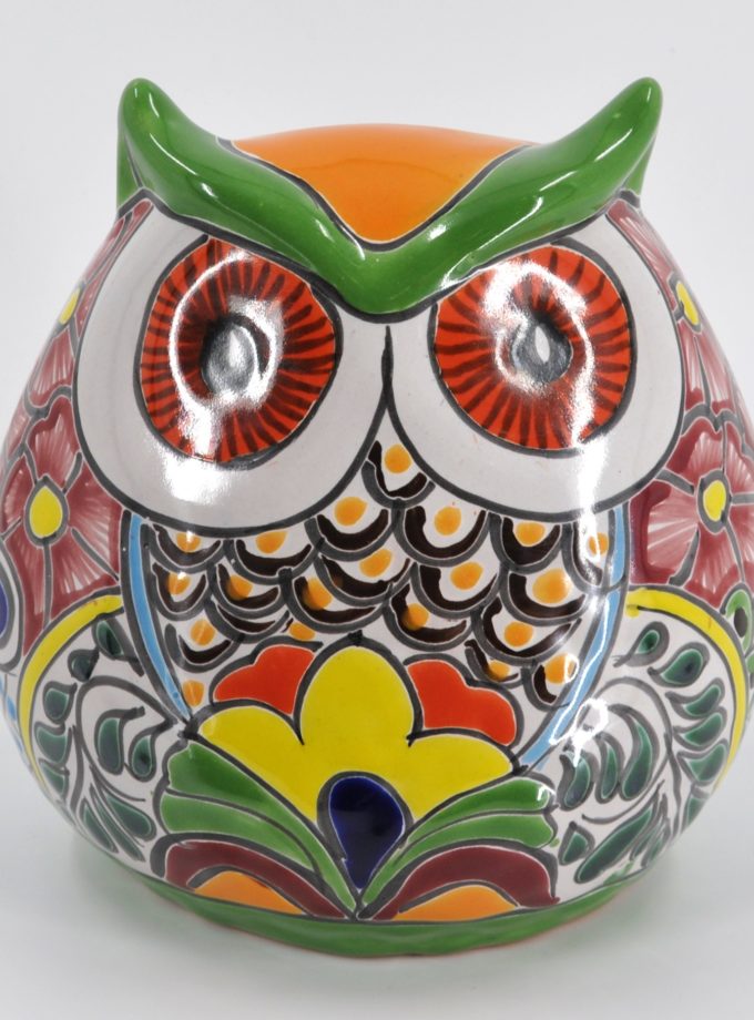 Talavera Owl Planter